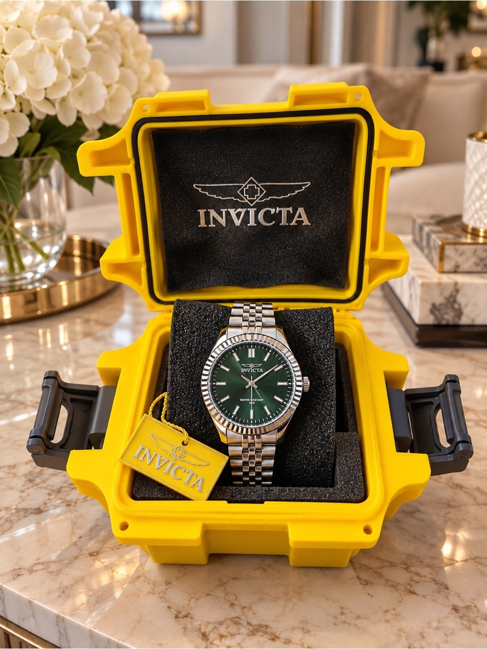 Invicta Specialty Oxford 47496 Green Dial Women’s Watch NWT + Case